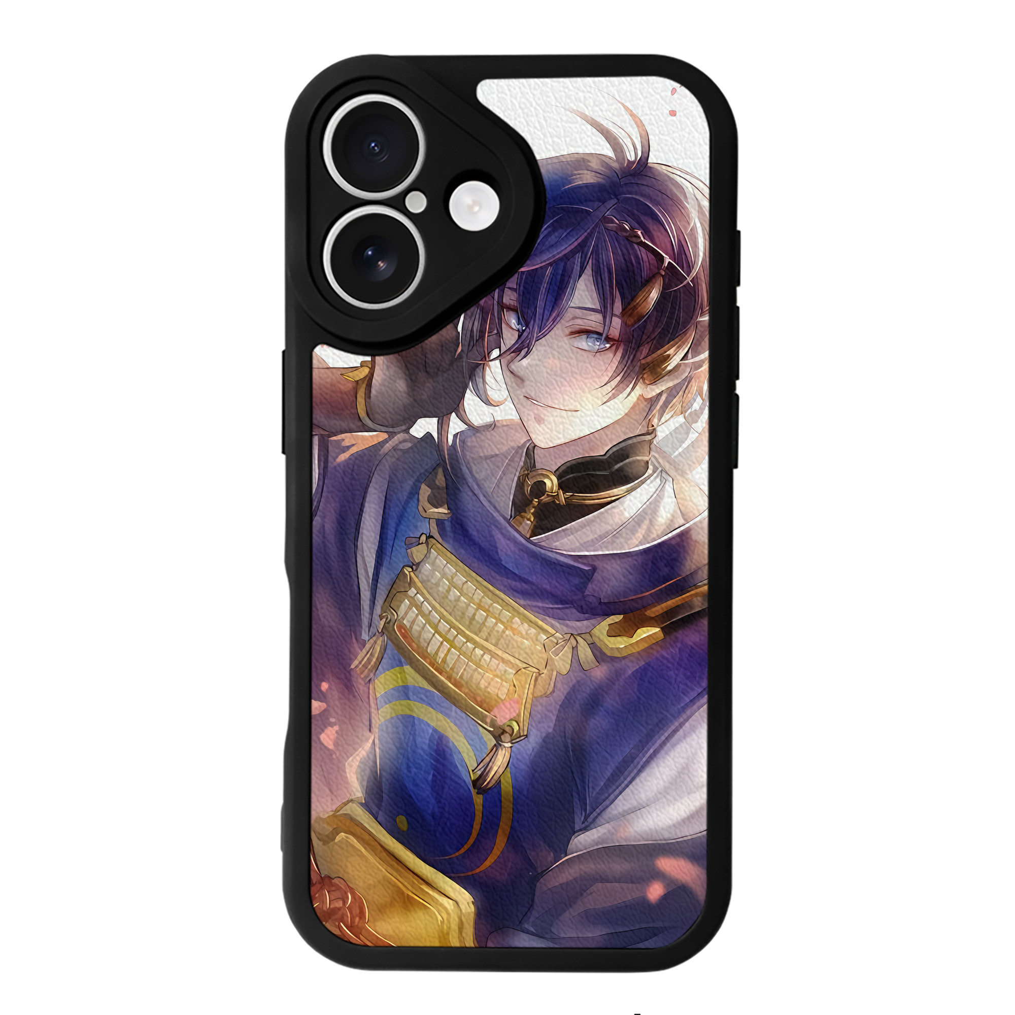 （画像用） 刀剣乱舞 Touken Ranbu 【iPhone 16シリーズ対応】シリコンスマホケース（レザー調） 材質：シリコン
